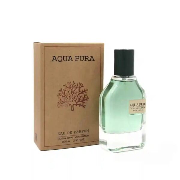 Fragrance World Aqua Pura kvepalų buteliukas su dėžute 70 ml