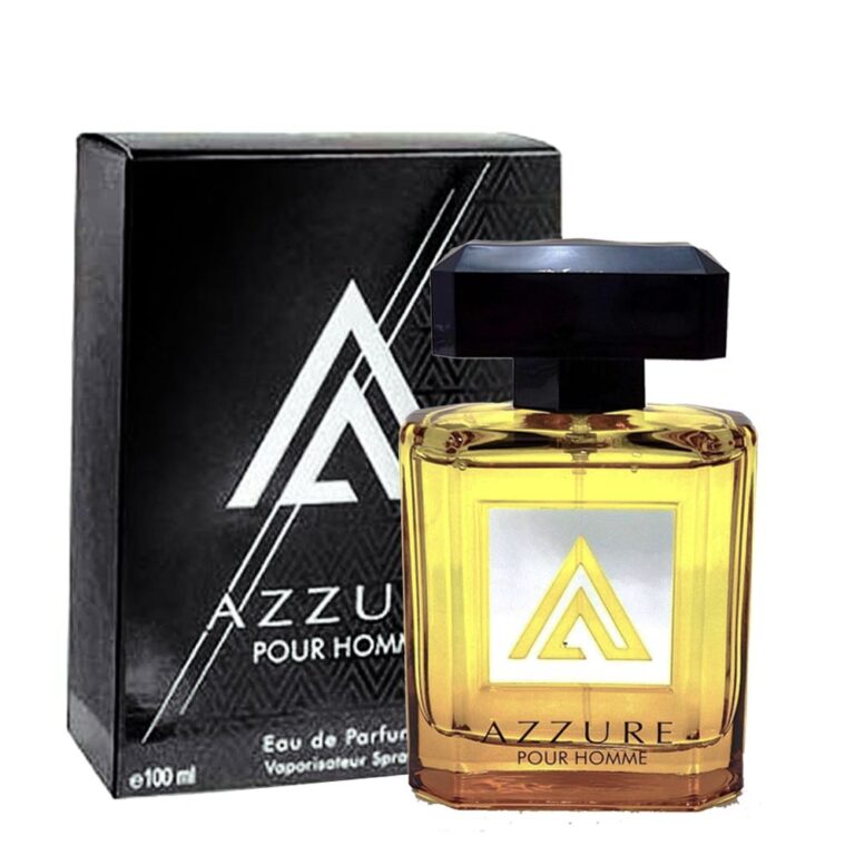 Fragrance World Azzure Homme kvepalų buteliukas su dėžute 100 ml
