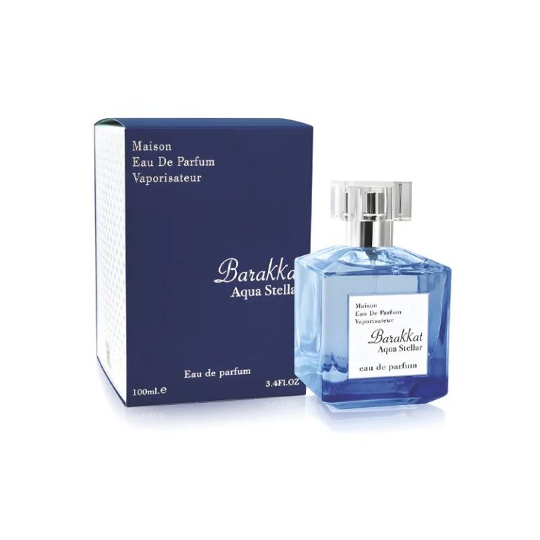 Fragrance World Barakkat Aqua Stellar kvepalų buteliukas su dėžute 100 ml