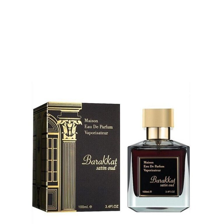 Fragrance World Barakkat Satin Oud kvepalų buteliukas su dėžute 100 ml