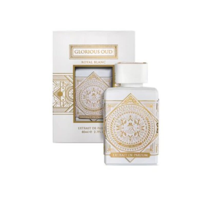 Fragrance World Glorious Oud Royal Blanc kvepalų buteliukas su dėžute 80 ml
