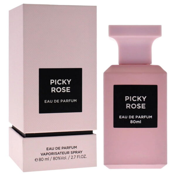 Fragrance World Picky Rose kvepalų buteliukas su dėžute, 80 ml