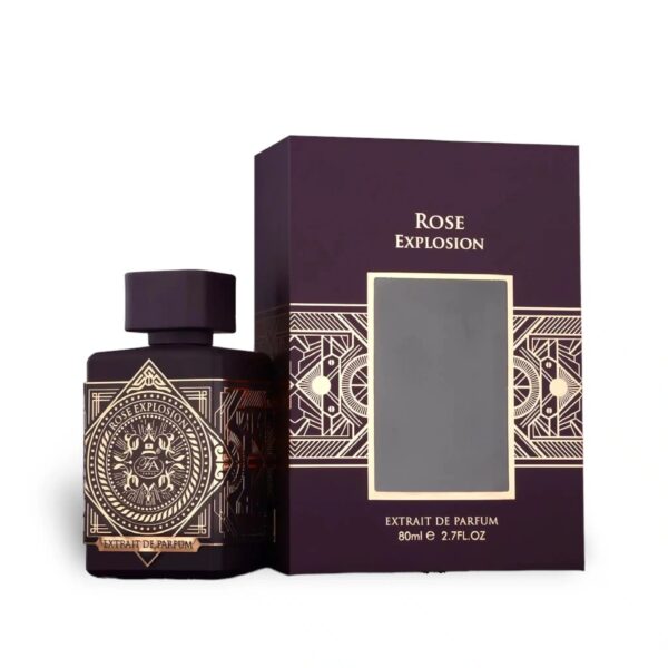 Fragrance World Rose Explosion kvepalų buteliukas su dėžute 80 ml